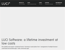 Tablet Screenshot of luci.eu
